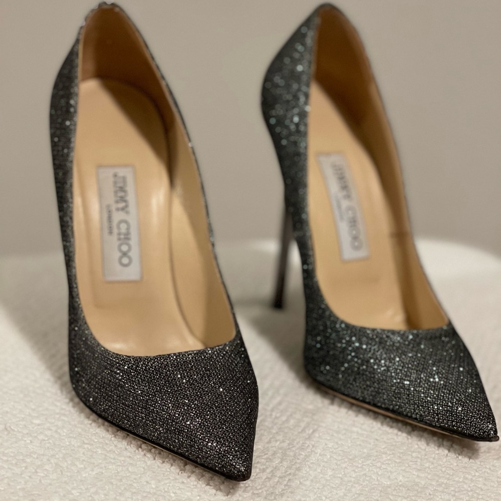 Jimmy Choo Heels - Anouk - Size 36.5 - Glitter